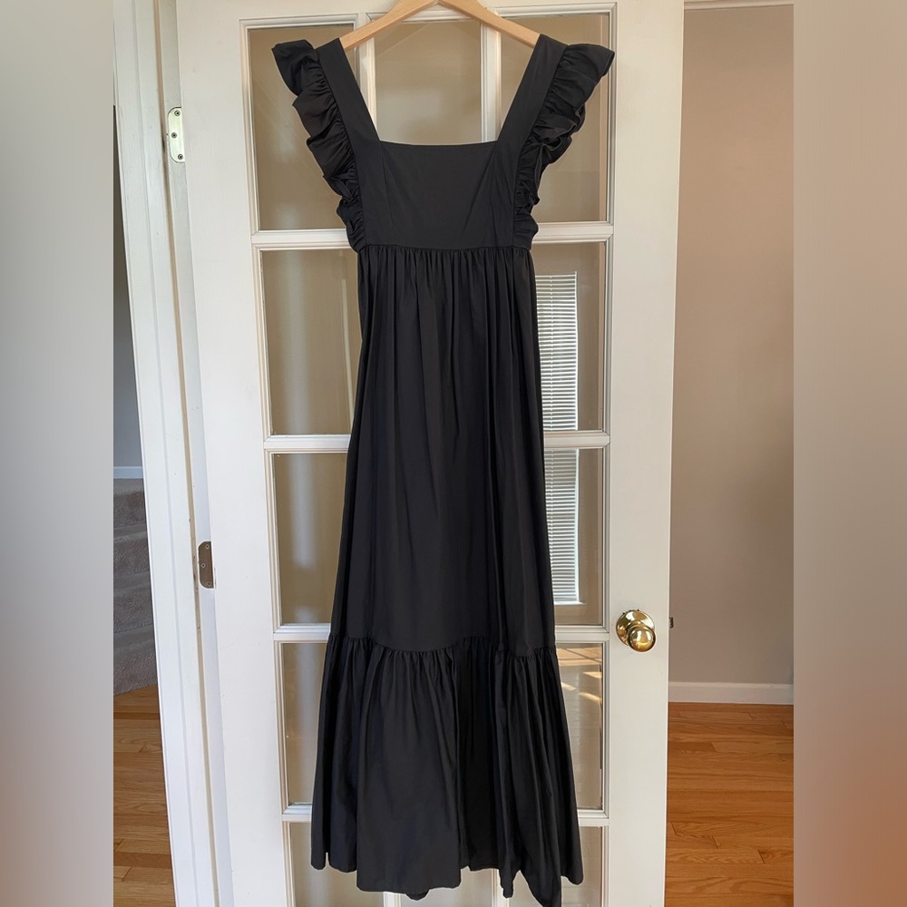 Nasty Gal Black Cotton Maxi